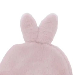 Bonnet lapin en fausse fourrure angora - pétale 0/6 mois