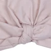 Bonnet naissance forme turban - nude