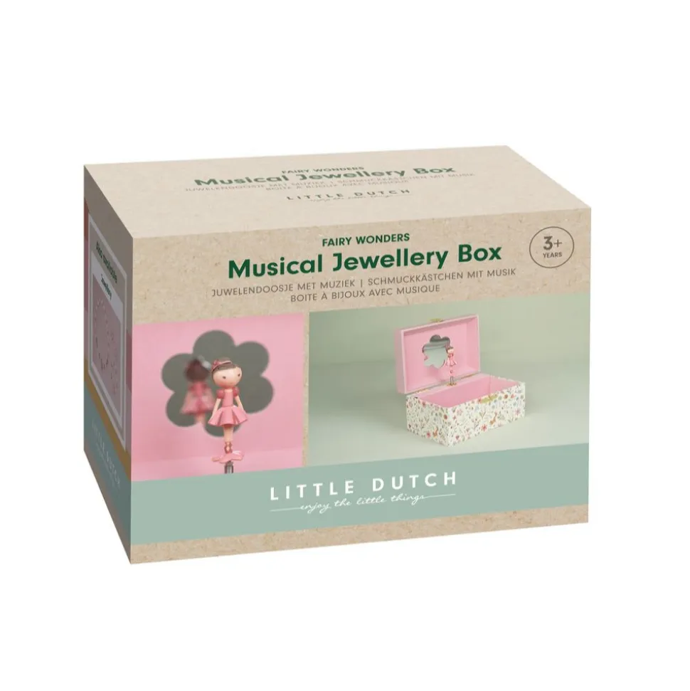 Boîte à bijoux musicale - rosa