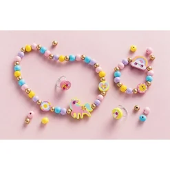 Boîte de 4 bijoux en bois à créer rainbow land