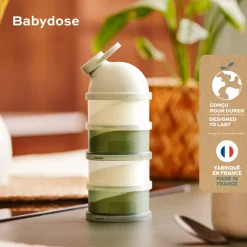 Boîte doseuse babydose ergonomique vert