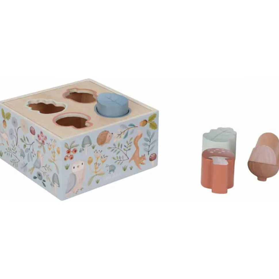 Boîte à formes en bois fsc - forest friends