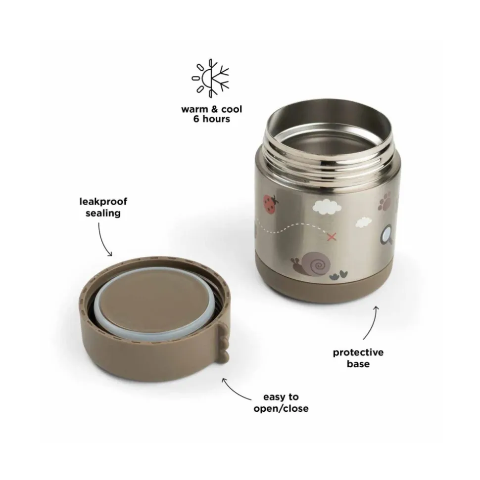Boîte repas isotherme tiny trails sable 300 ml