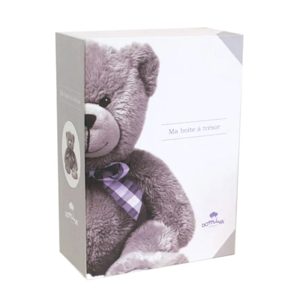 Boîte à trésors avec livre de naissance my little bear