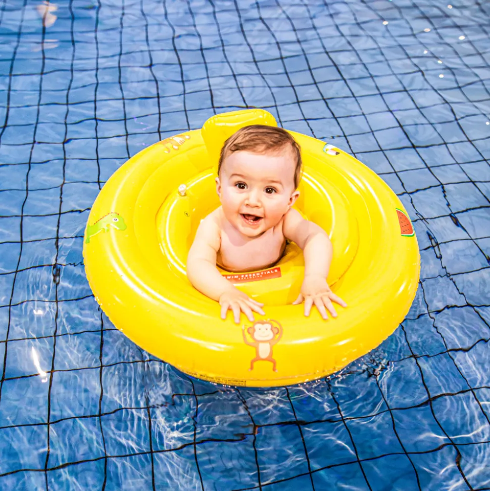 Bouée bébé jaune safari 0-1 an