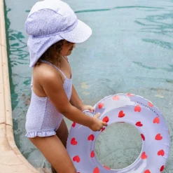 Bouée cœur lila ø 55 cm