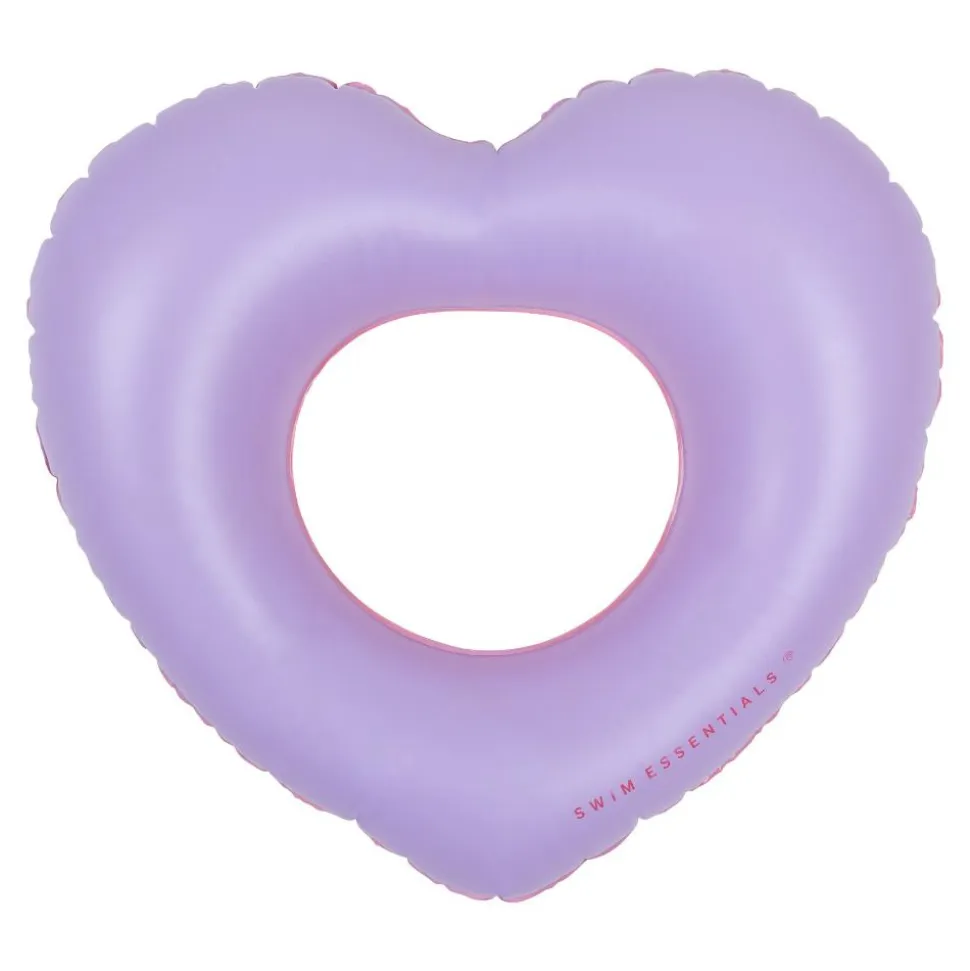 Bouée cœur rouge violet ø 55 cm