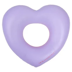 Bouée gonflable 90 cm cœur rouge