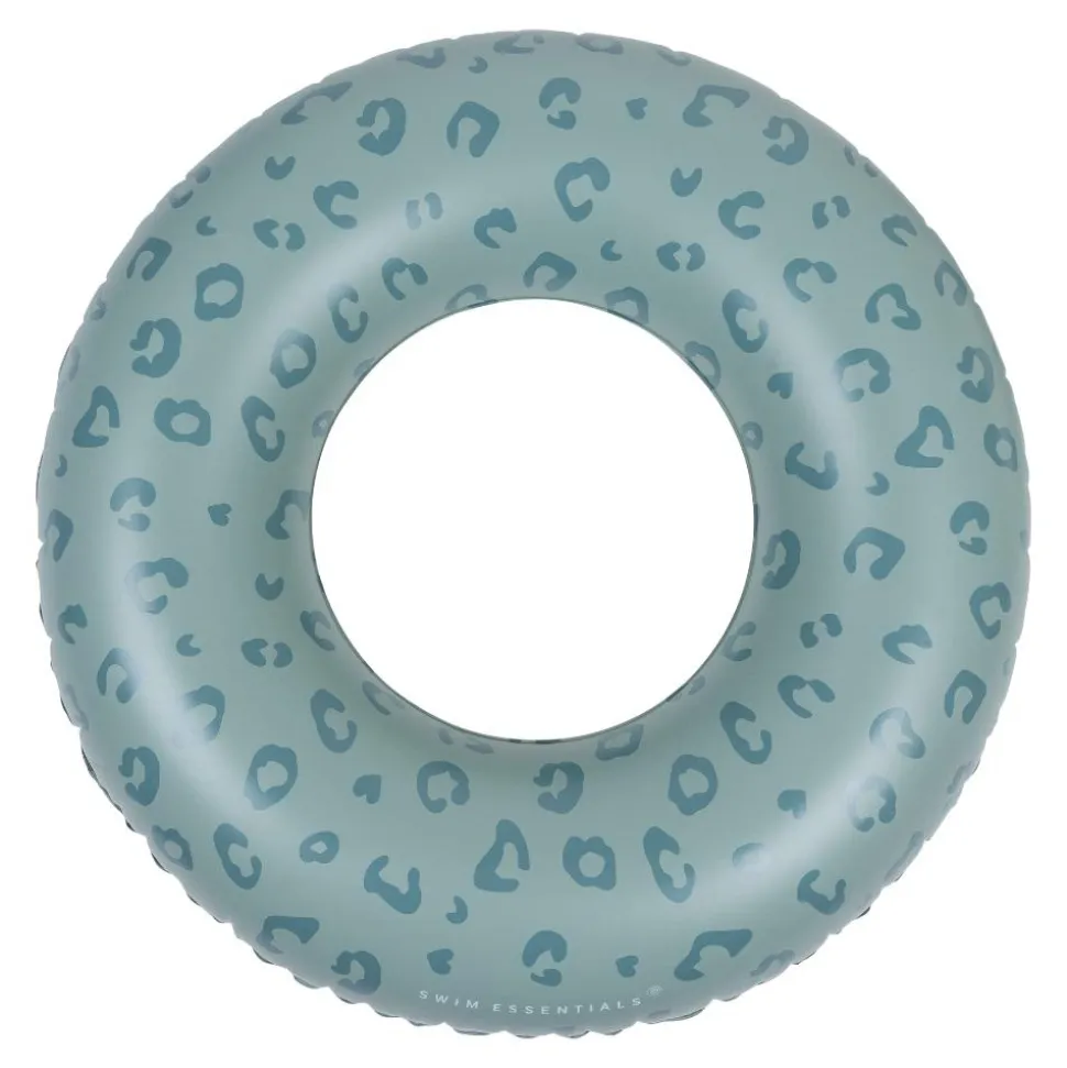 Bouée gonflable léopard vert 90 cm