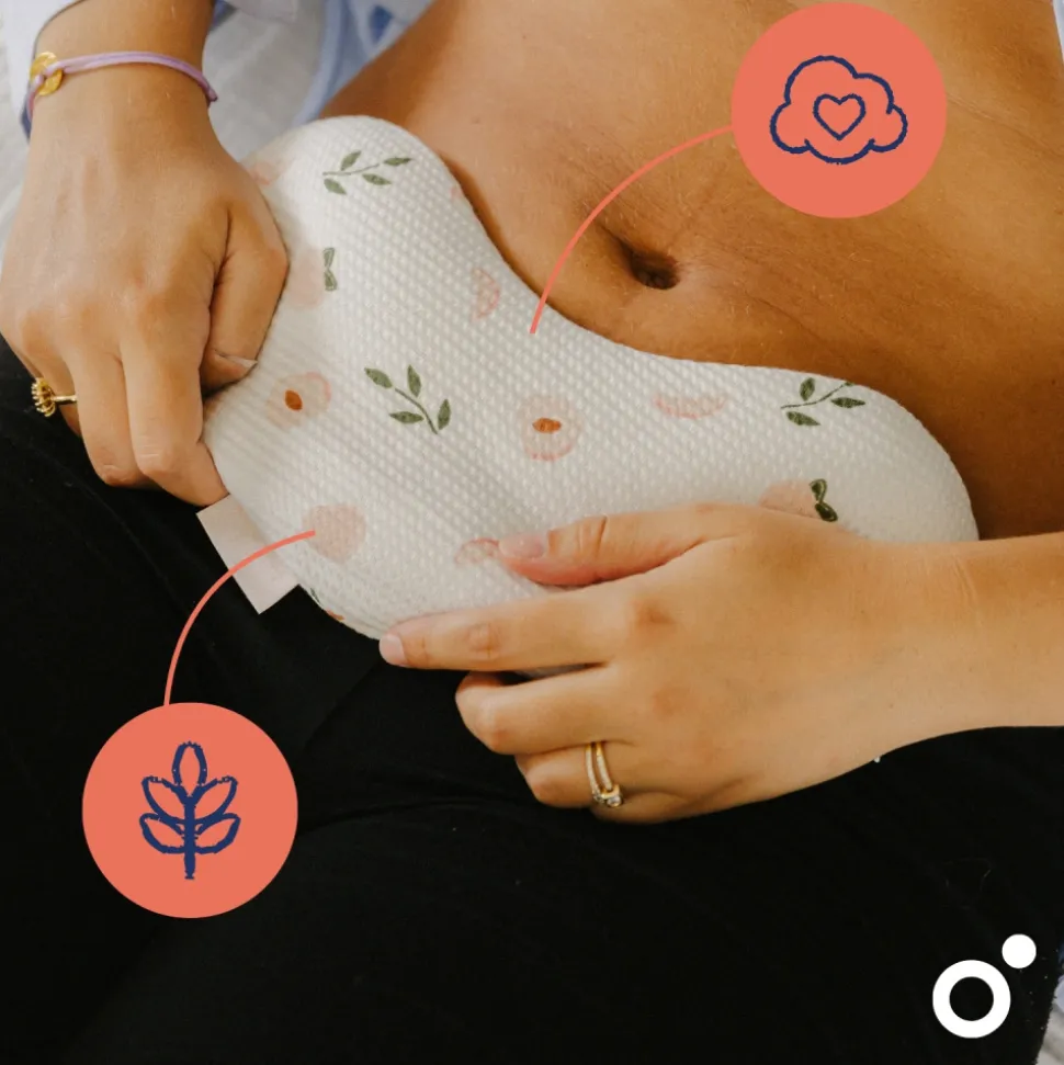 Bouillotte sèche maternité snoogy mom peaches