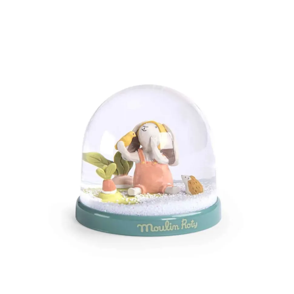 Boule à neige trois petits lapins
