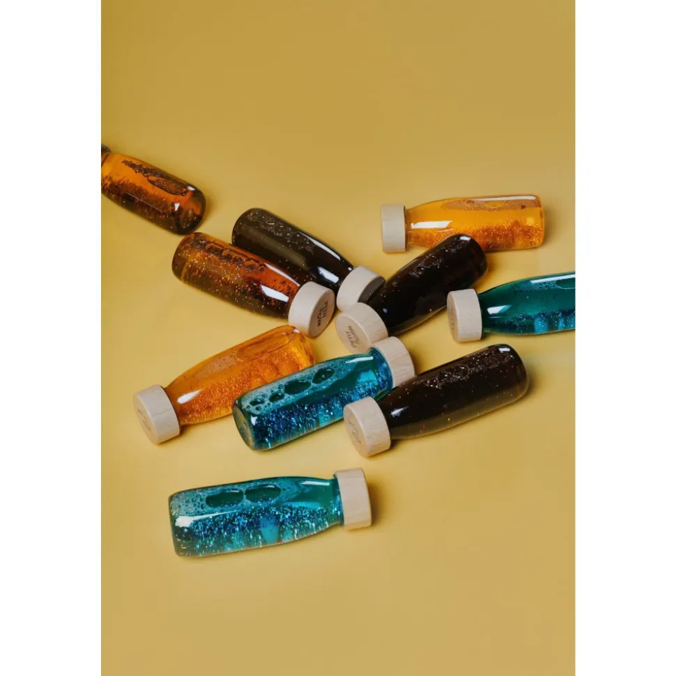 Bouteille sensorielle float turquoise