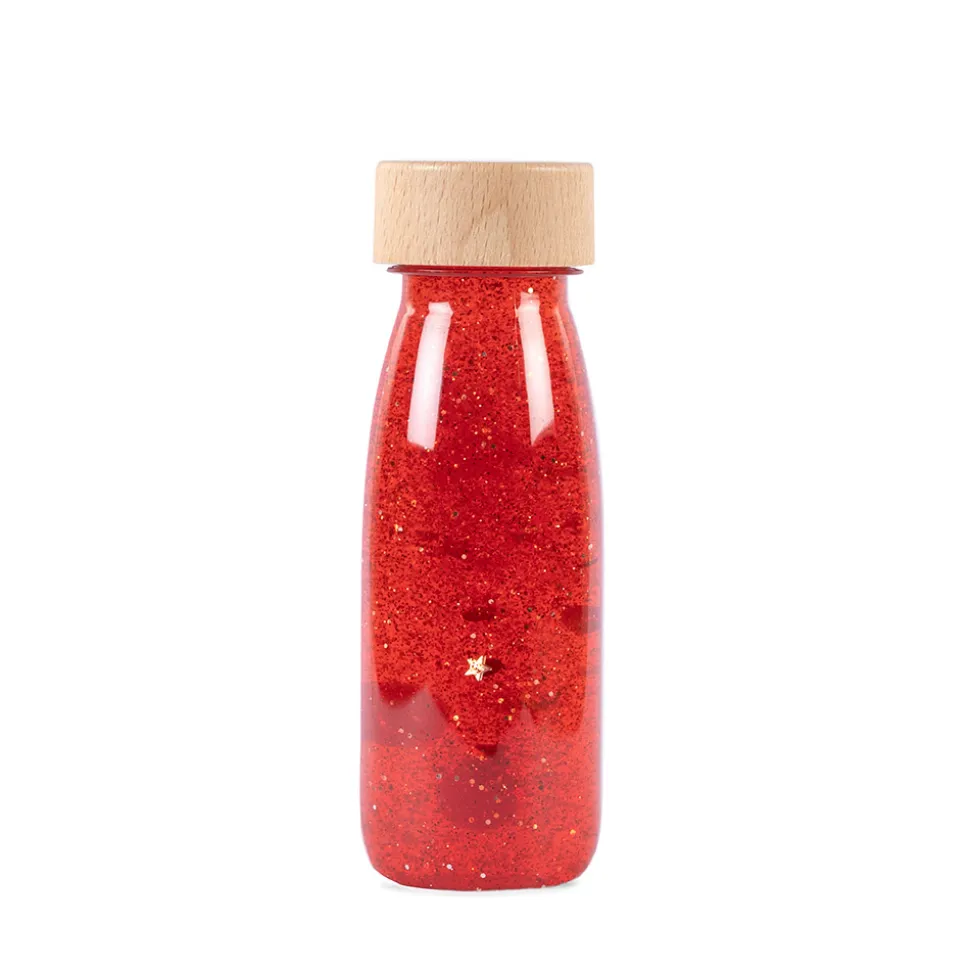 Bouteille sensorielle float rouge