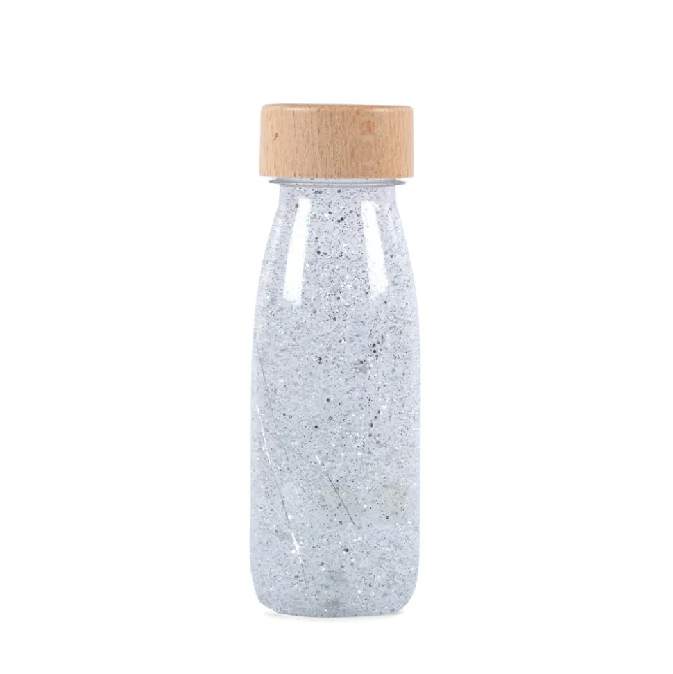 Bouteille sensorielle float argentée