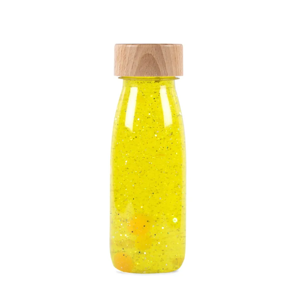 Bouteille sensorielle float jaune