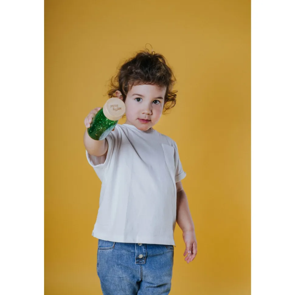 Bouteille sensorielle float verte