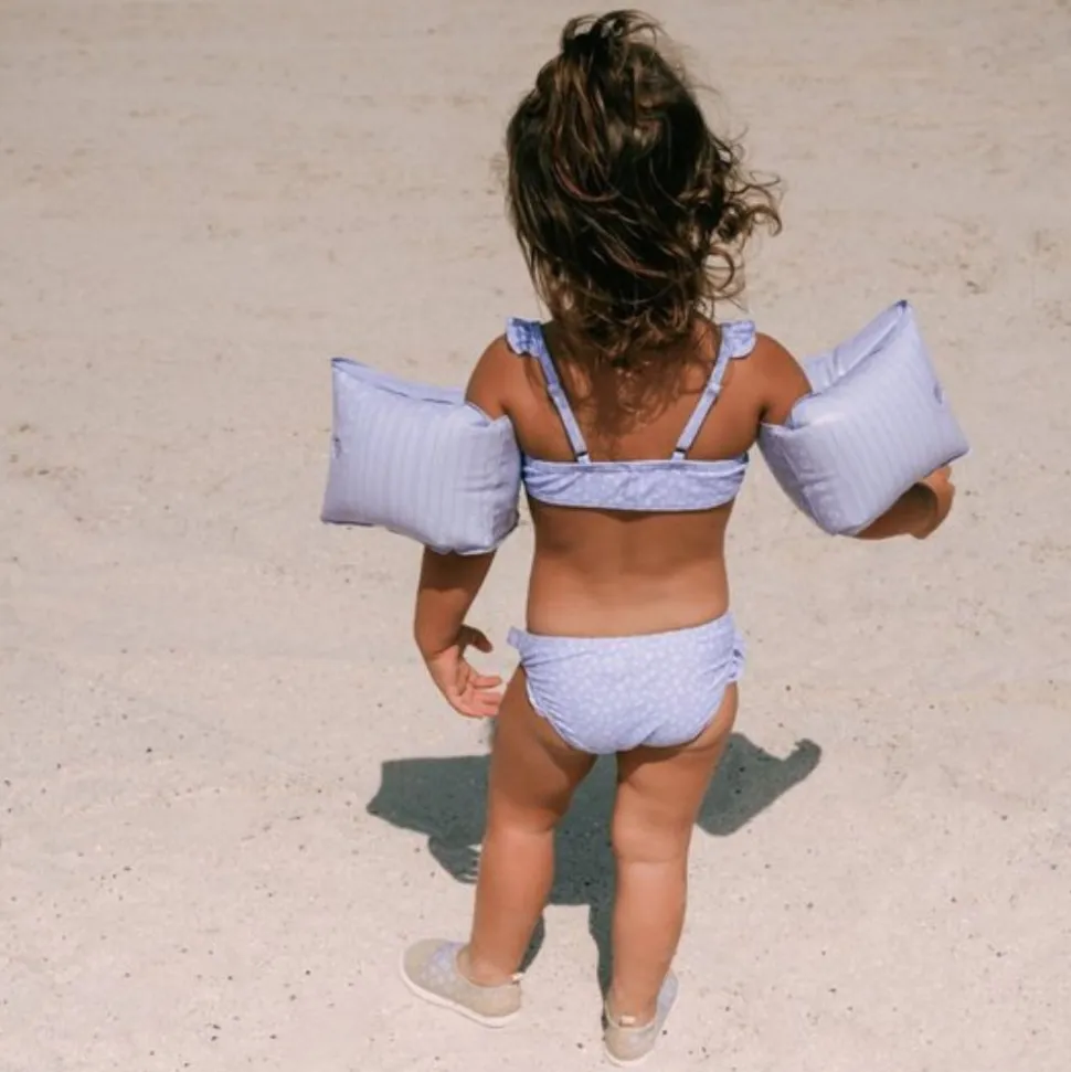 Brassards piscine enfant 0-2 ans - léopard lila
