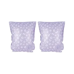 Brassards piscine enfant 0-2 ans - léopard lila