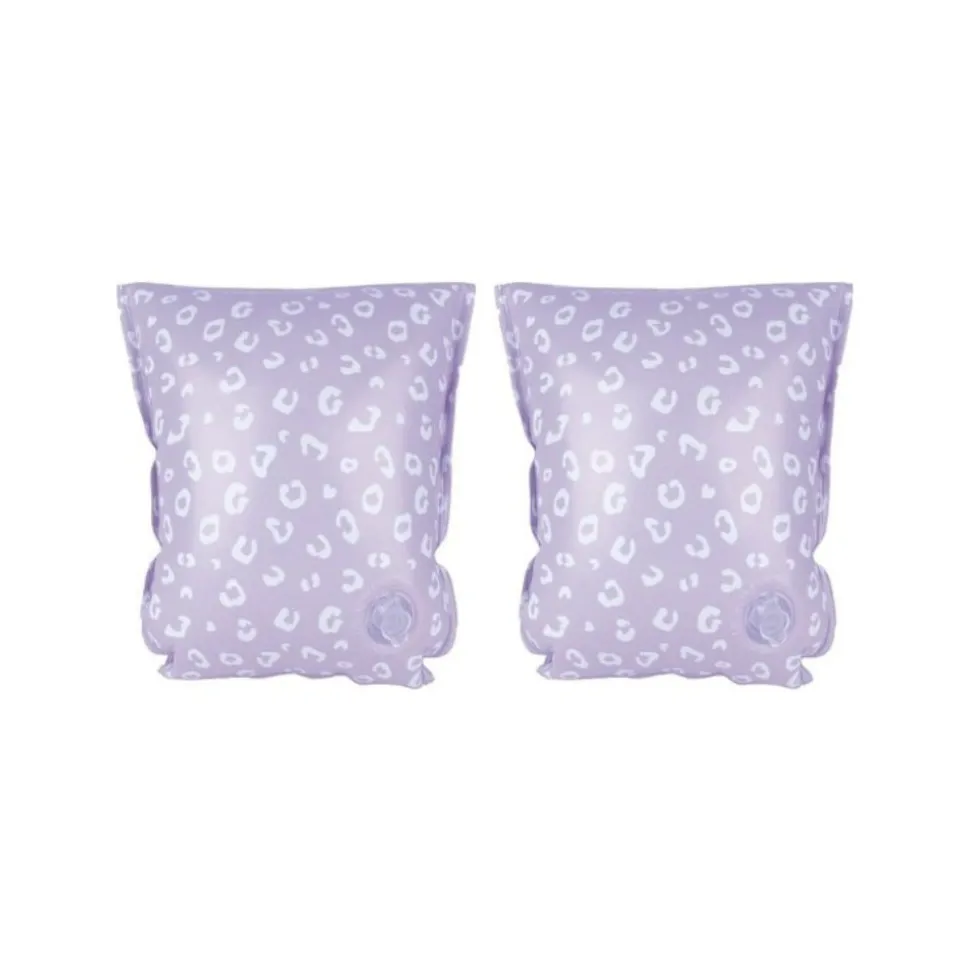Brassards piscine enfant 0-2 ans - léopard lila