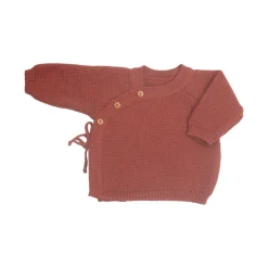 Brassière bébé naissance terracota