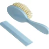 Brosse bébé et peigne bleu ciel