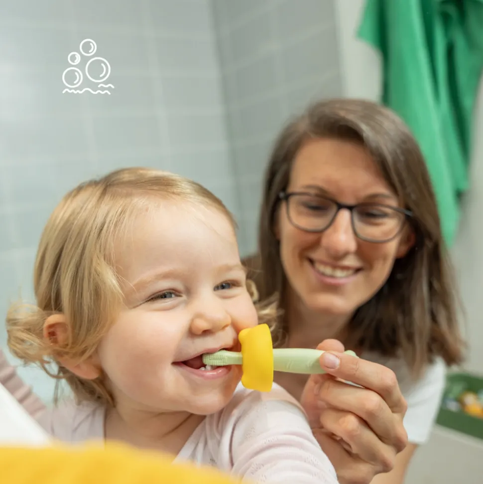 Brosse à dents évolutive en silicone