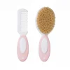 Brosse et peigne bébé rose
