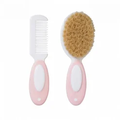 Brosse et peigne bébé rose