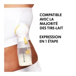 Bustier d'allaitement mains libres m chair