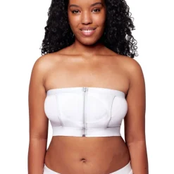 Bustier d'allaitement mains libres m blanc