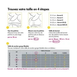 Bustier d'allaitement mains libres m noir