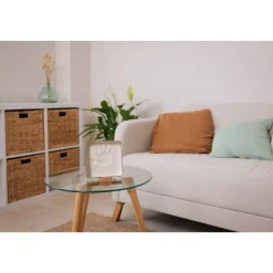 Cadre empreinte baby box carrée olive tree