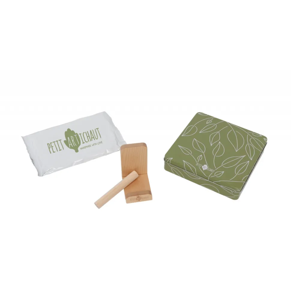 Cadre empreinte baby box carrée olive tree