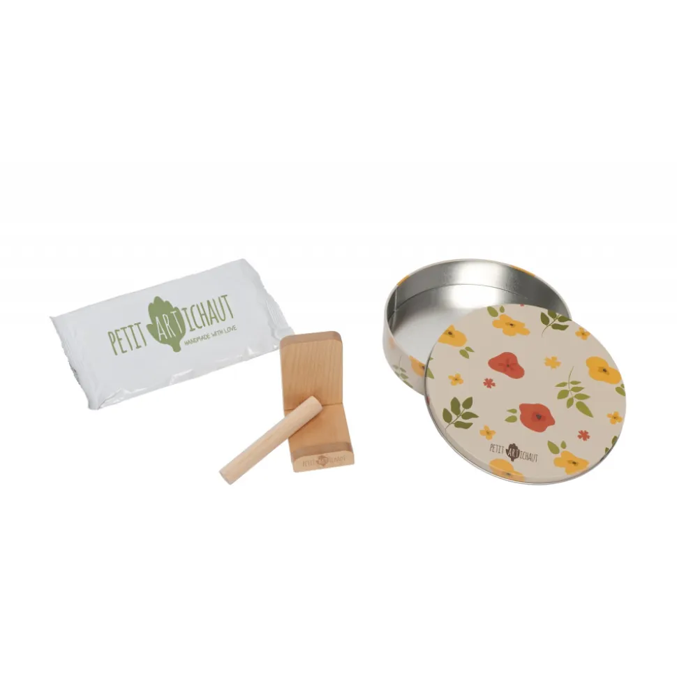 Cadre empreinte baby box ronde little prairie
