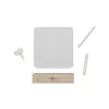 Cadre empreinte lumineux chambre bébé bois olive tree