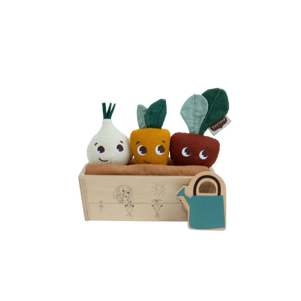 Cagette de 3 peluches légumes - garden of adventures