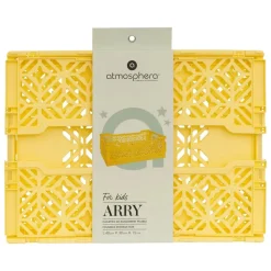 Cagette pliante arry 40 x 30 x 15 cm jaune
