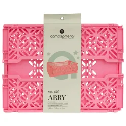 Cagette pliante arry 40 x 30 x 15 cm rose