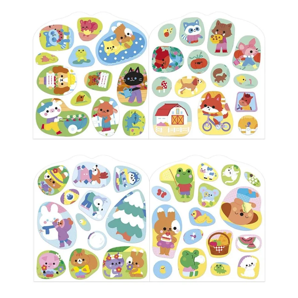 Cahier de stickers pour enfants la campagne