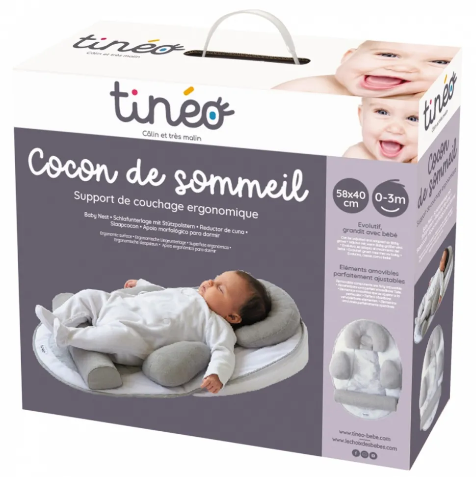 Cale bébé cocon de sommeil ergonomique
