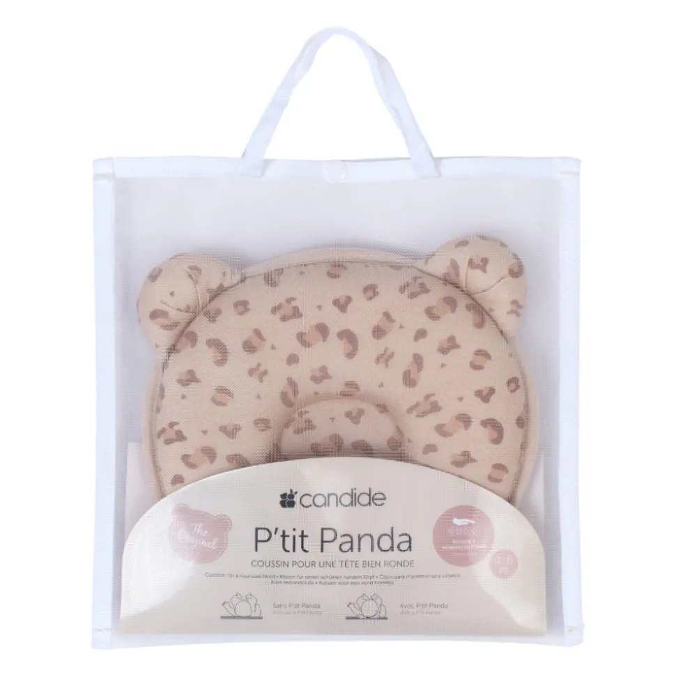Cale tête bébé p'tit panda léopard