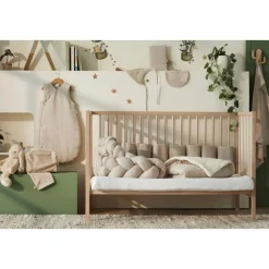 Cape de bain bébé avec gant de toilette biscuit