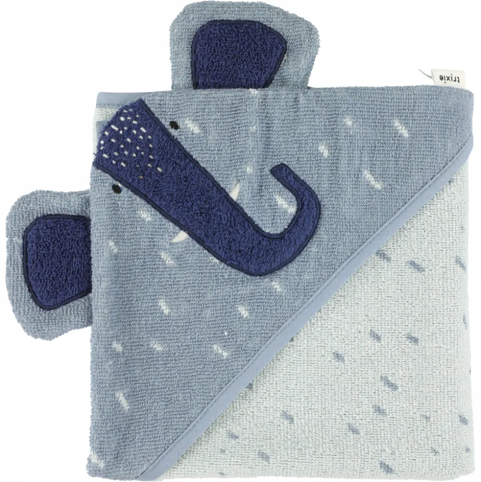 Cape de bain bébé mrs. elephant - 75 x 75 cm