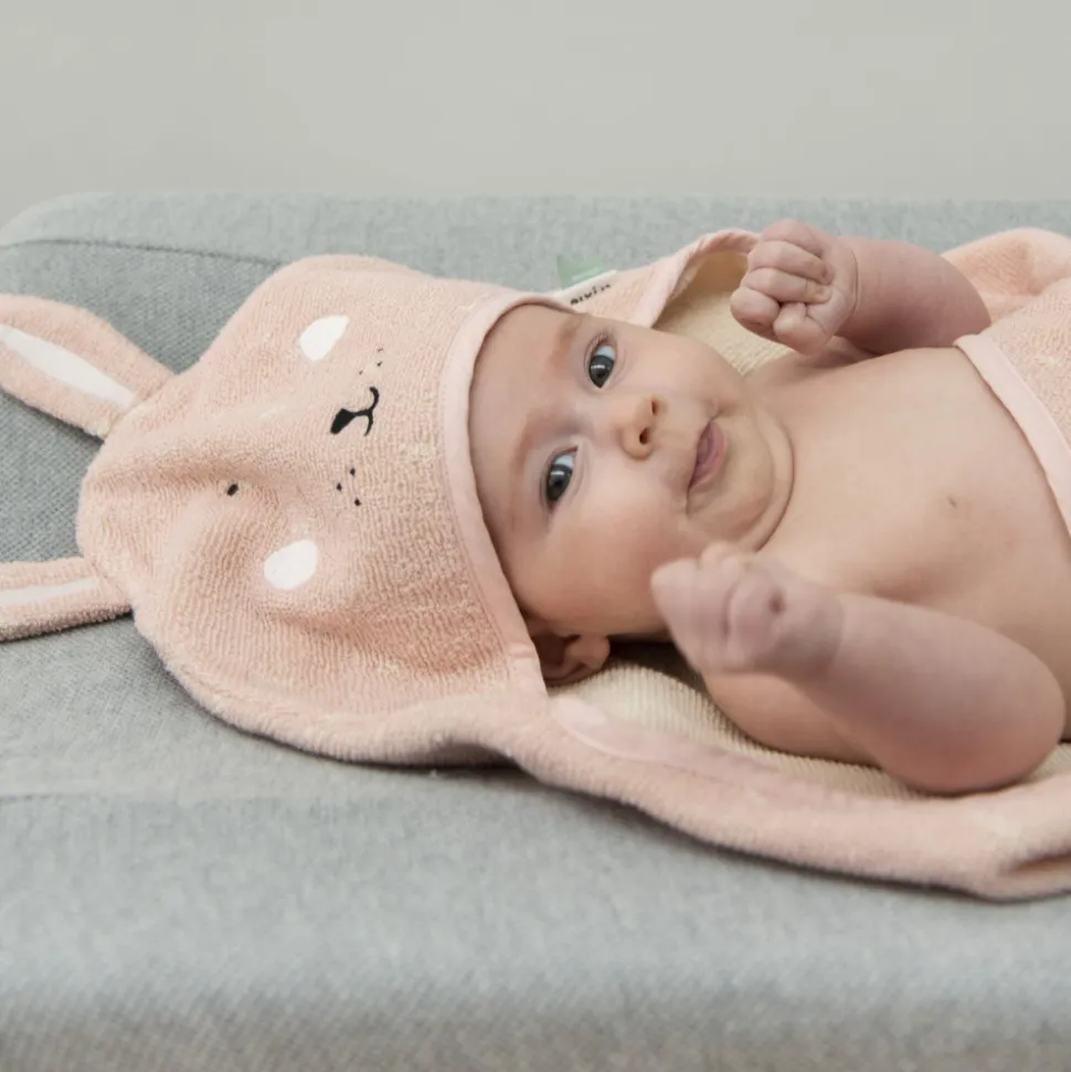 Cape de bain bébé mrs. rabbit - 75 x 75 cm