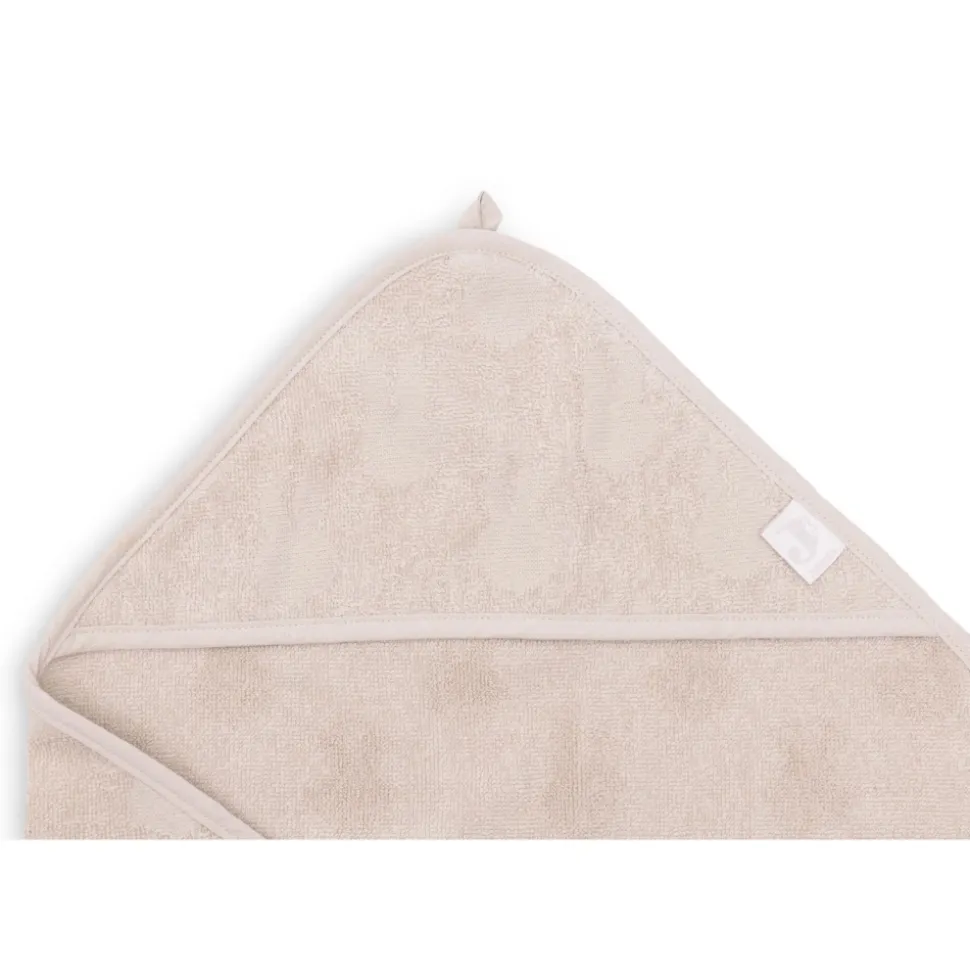 Cape de bain bébé éponge 75x75 cm miffy nougat