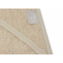 Cape de bain bébé éponge 75x75 cm nougat