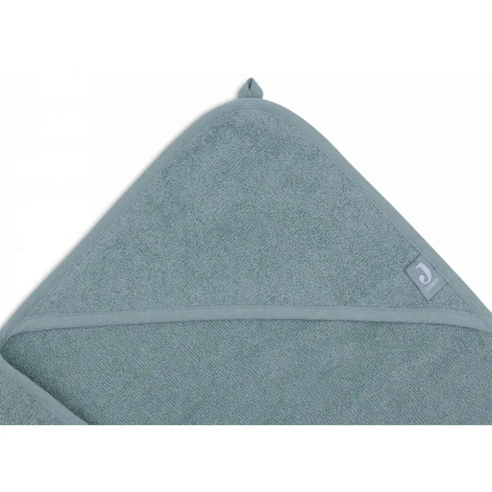 Cape de bain bébé éponge 75x75 cm sea green