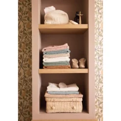 Cape de bain bébé éponge 75x75 cm wild rose