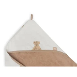 Cape de bain bébé 75x75 cm jersey teddy bear