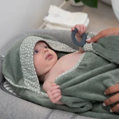 Cape de bain dry'n play green